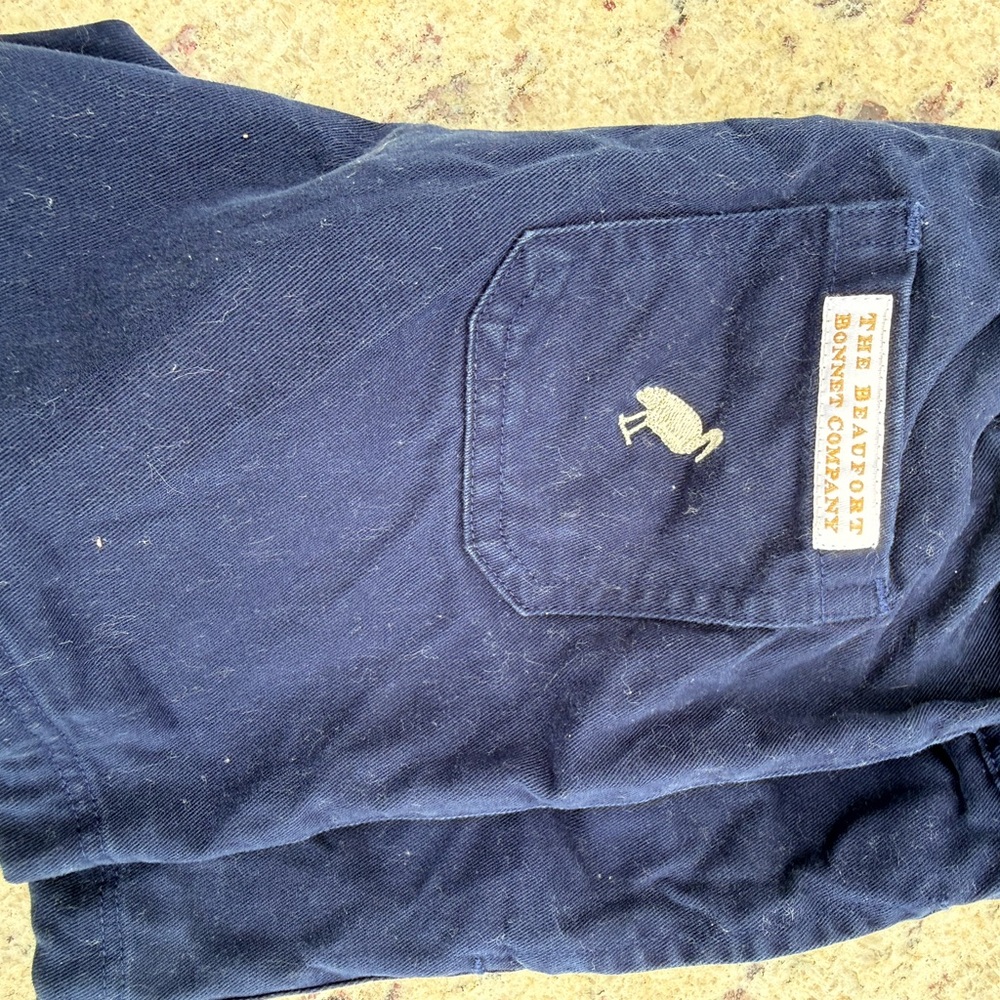 The Beaufort Bonnet Company navy Blue Corduroy Pants